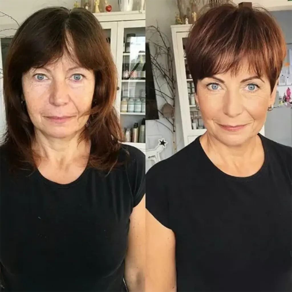Corte de Pelo Pixie Joven Ideas elegantes y modernas para el pelo corto de las mujeres de más de 50 y 60 años
