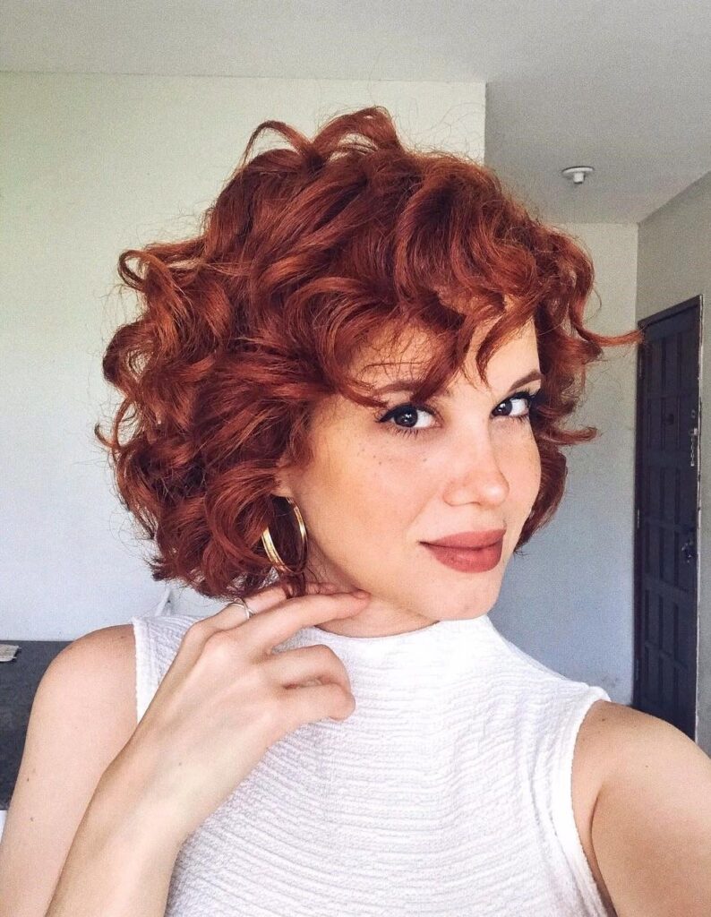 20 Cortes Curtos Para Cabelos Ondulados | Inspirações - Cabelo Curto