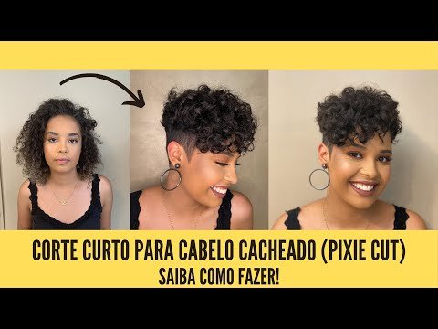 Como Fazer Um Corte Pixie Em Um Cabelo Cacheado