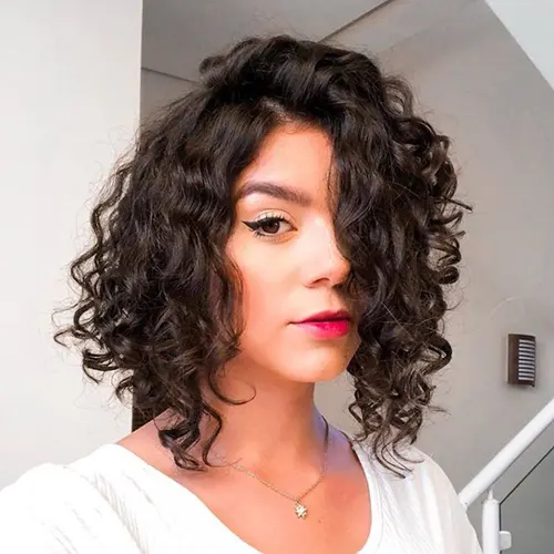 Ideia de Corte Chanel Para Cabelos Ondulados Ideia de Corte Chanel Para Cabelos Ondulados