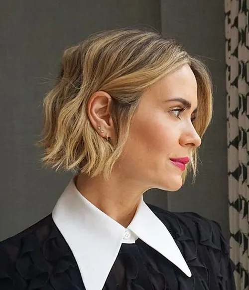 Ideia de Corte Chanel Para Cabelos Ondulados Ideia de Corte Chanel Para Cabelos Ondulados