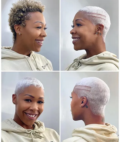 Foto de Cabelo Raspado Feminino 2025 Foto de Cabelo Raspado Feminino 2025