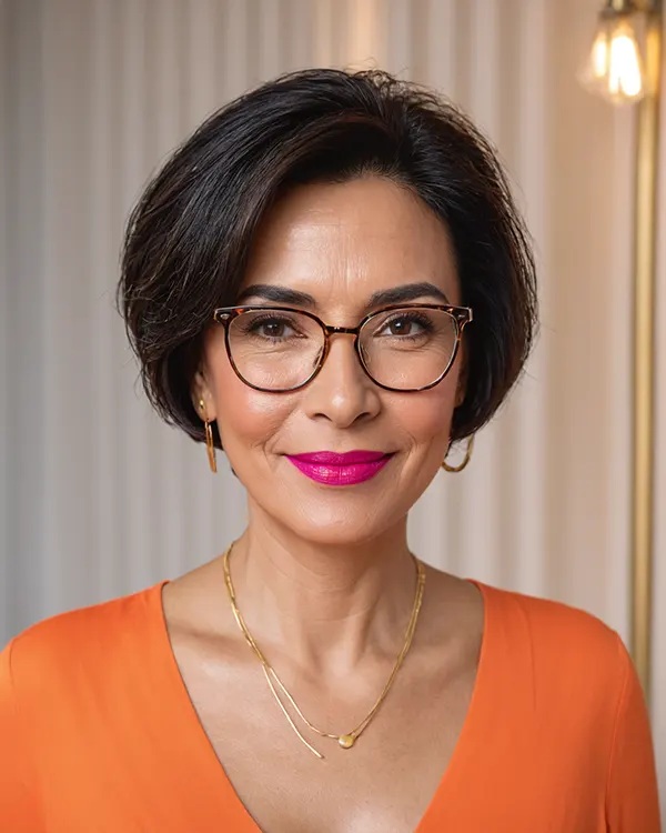 Ideia de Corte Chanel Para Cabelo Liso