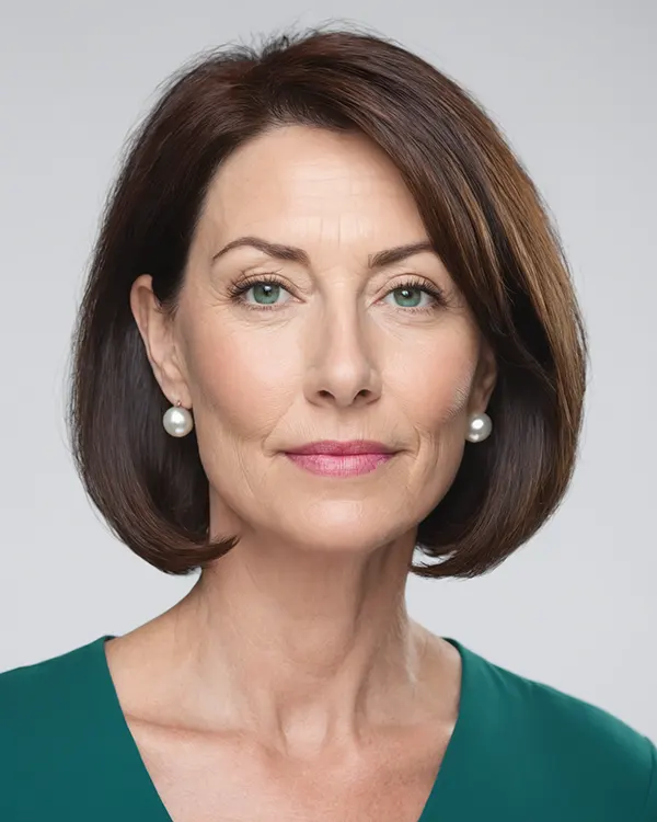 Ideia de Corte Chanel Para Cabelo Liso