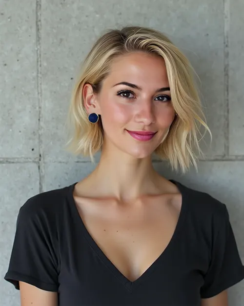 Exemplo de Corte de Cabelo Curto Para Loira. Exemplo de Corte de Cabelo Curto Para Loira.