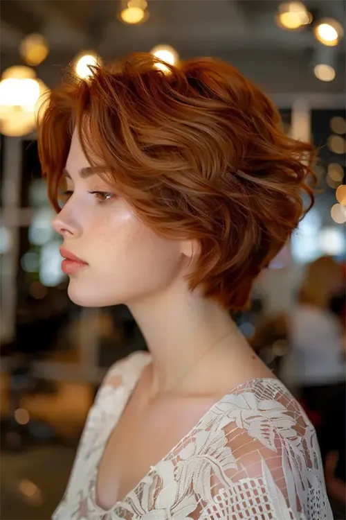 Foto de Corte de Cabelo Curto Para Ruiva