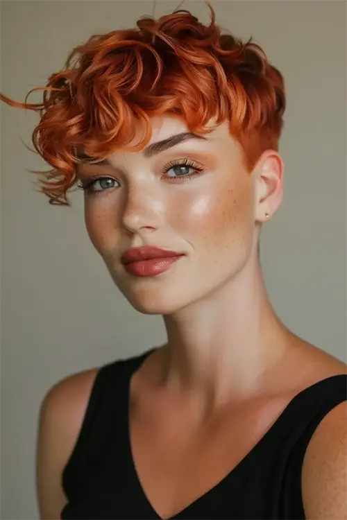 Foto de Corte de Cabelo Curto Para Ruiva