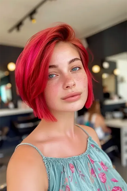 Foto de Corte de Cabelo Curto Para Ruiva