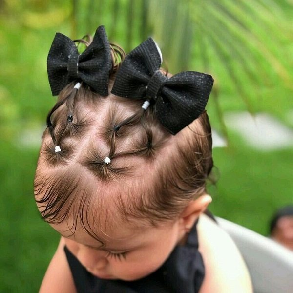 14 Ideias de Penteados Fofinhos Para a Sua Bebê | Cabelo Curto