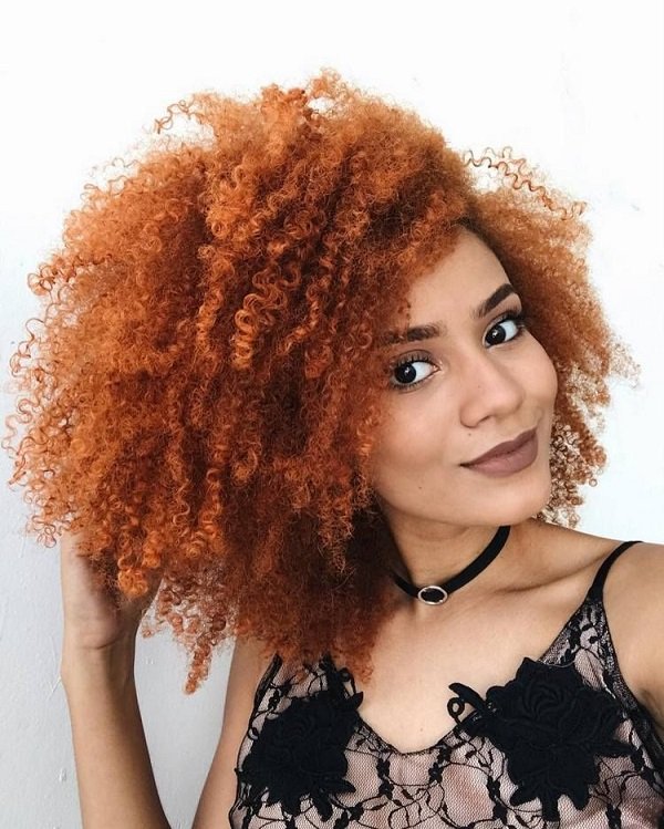 16 Fotos de Tons de Ruivo Para Cabelos Crespos
