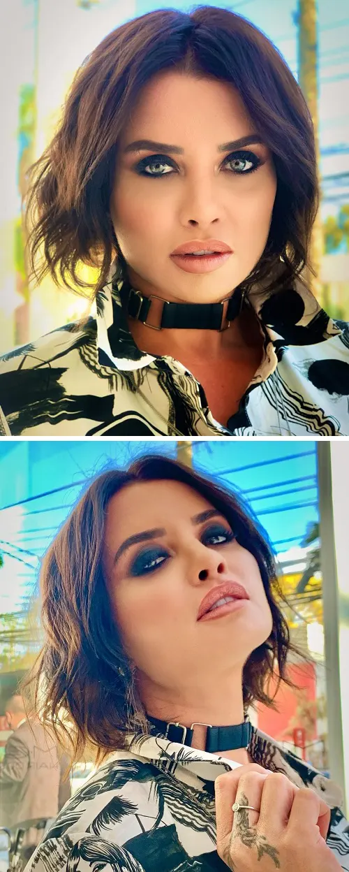 Corte Curto Feminino Para Usar Ainda Este Ano: Corte Chanel em um Cabelo Ondulado