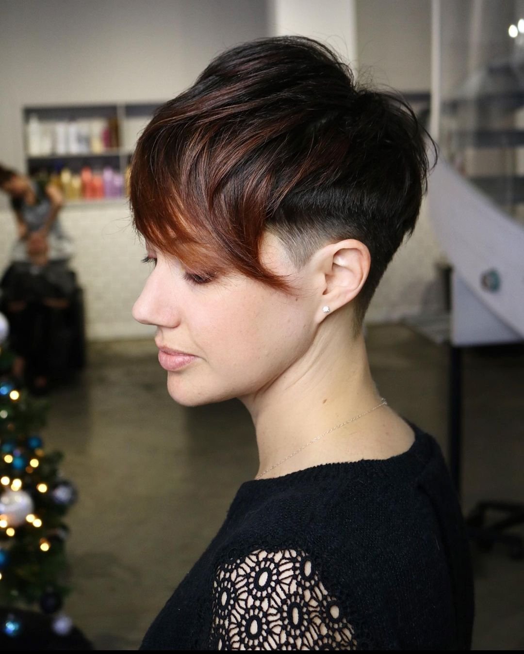 Pixie Texturizado Alongado no Topo Pixie Texturizado Alongado no Topo