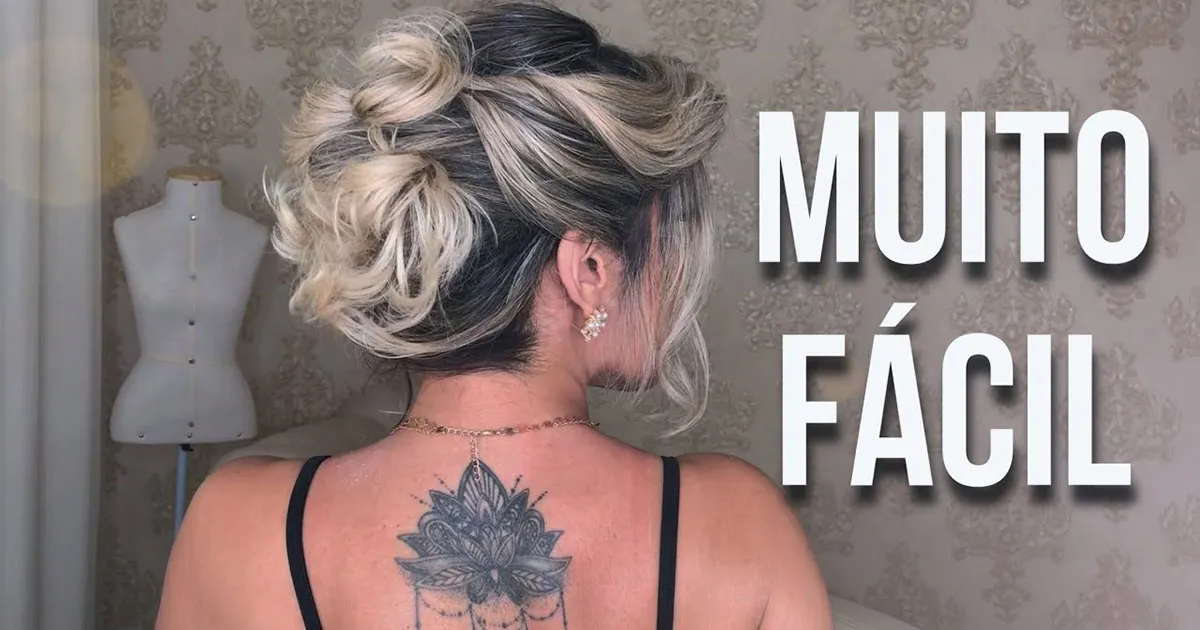 Como Fazer Um Coque Em Um Cabelo Curto | Tutorial de Penteado