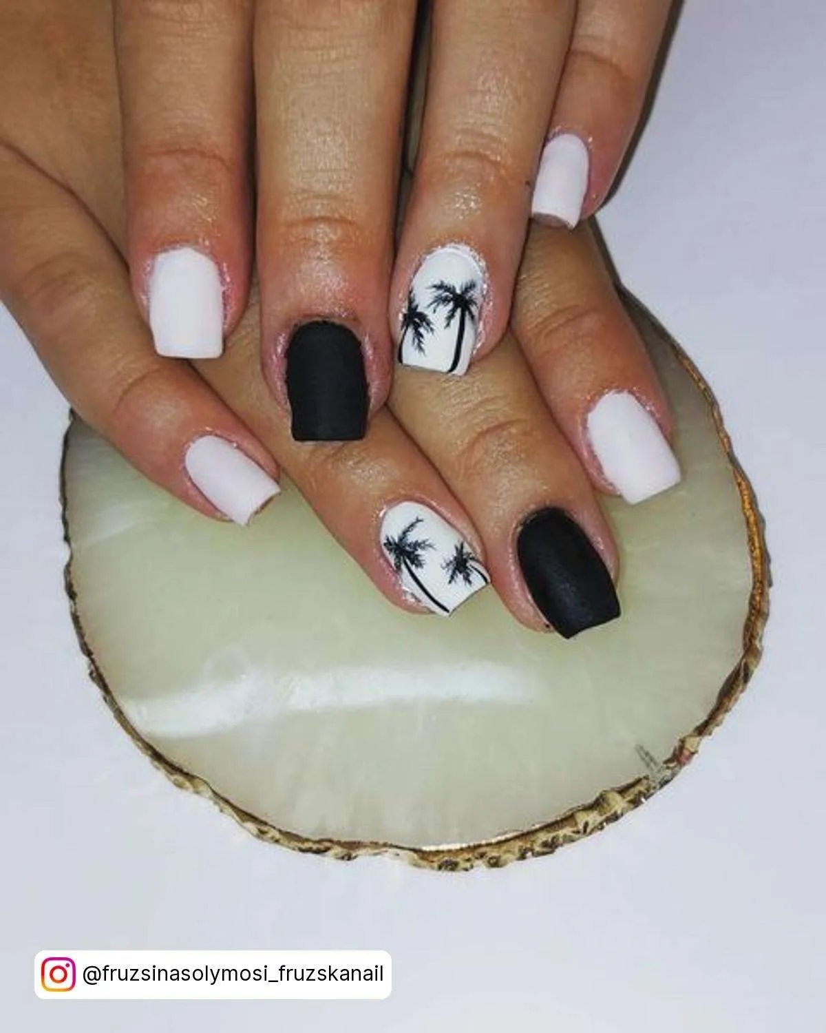 12 Ideias de Unhas Decoradas Com Palmeira Tropical