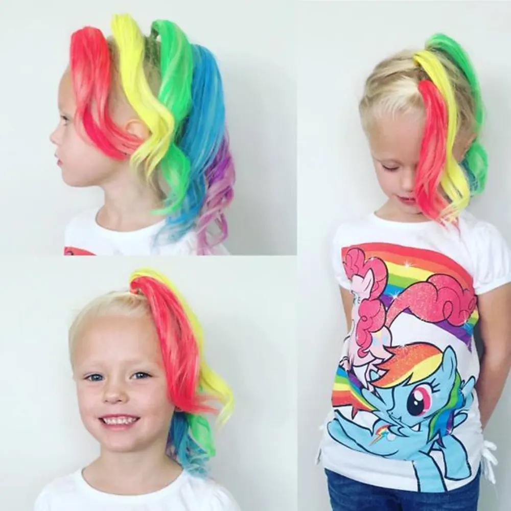 Penteado de Cabelo Doido Infantil para Meninas