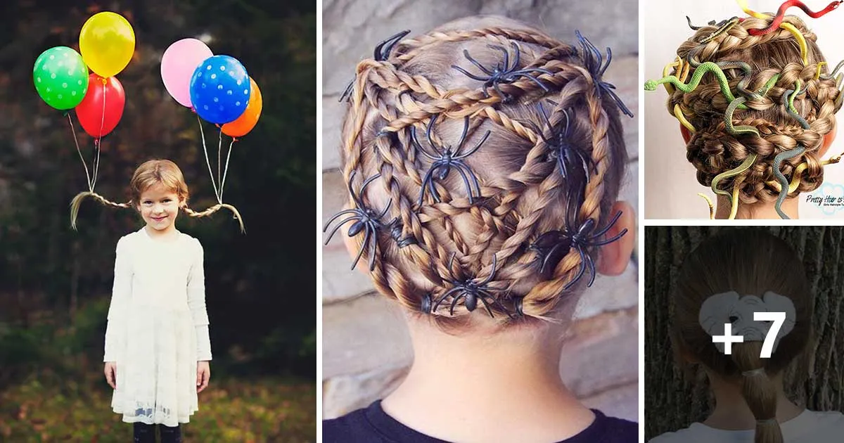 10 Penteados de Cabelo Maluco Infantil Feminino