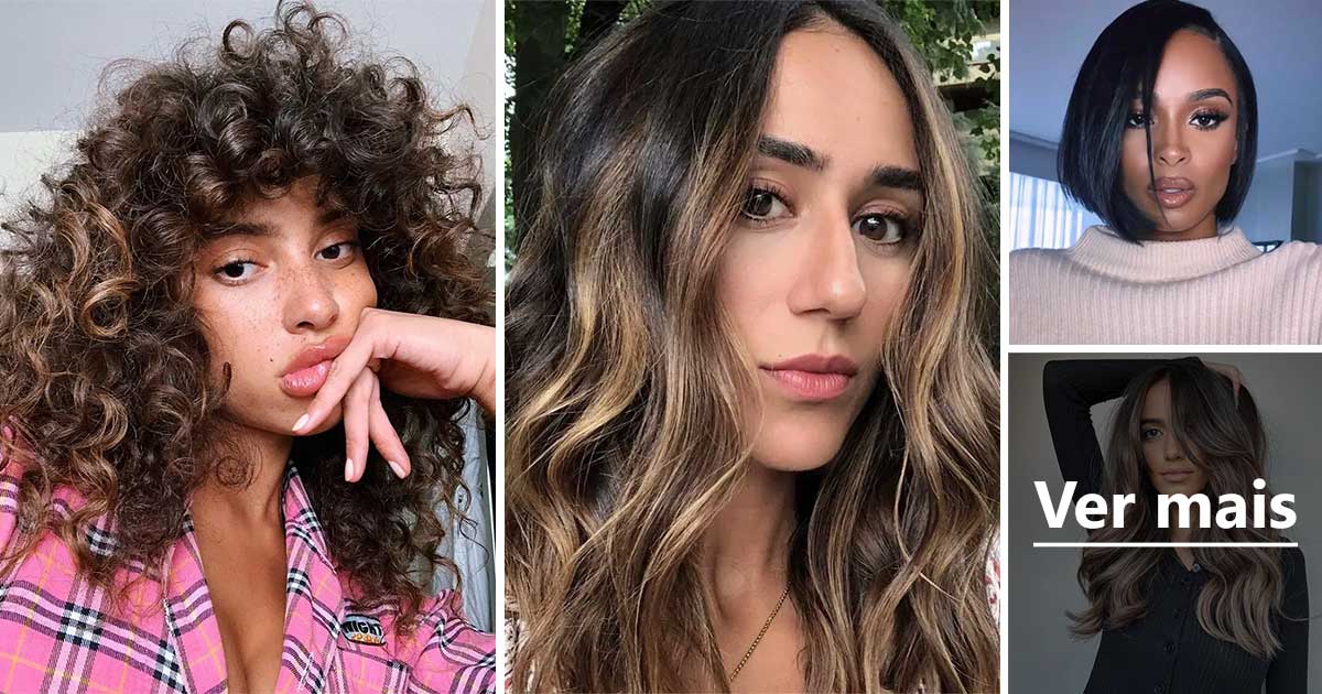 10 Melhores Ideias de Cores de Cabelo Para Morenas 2025 - Cabelo Curto