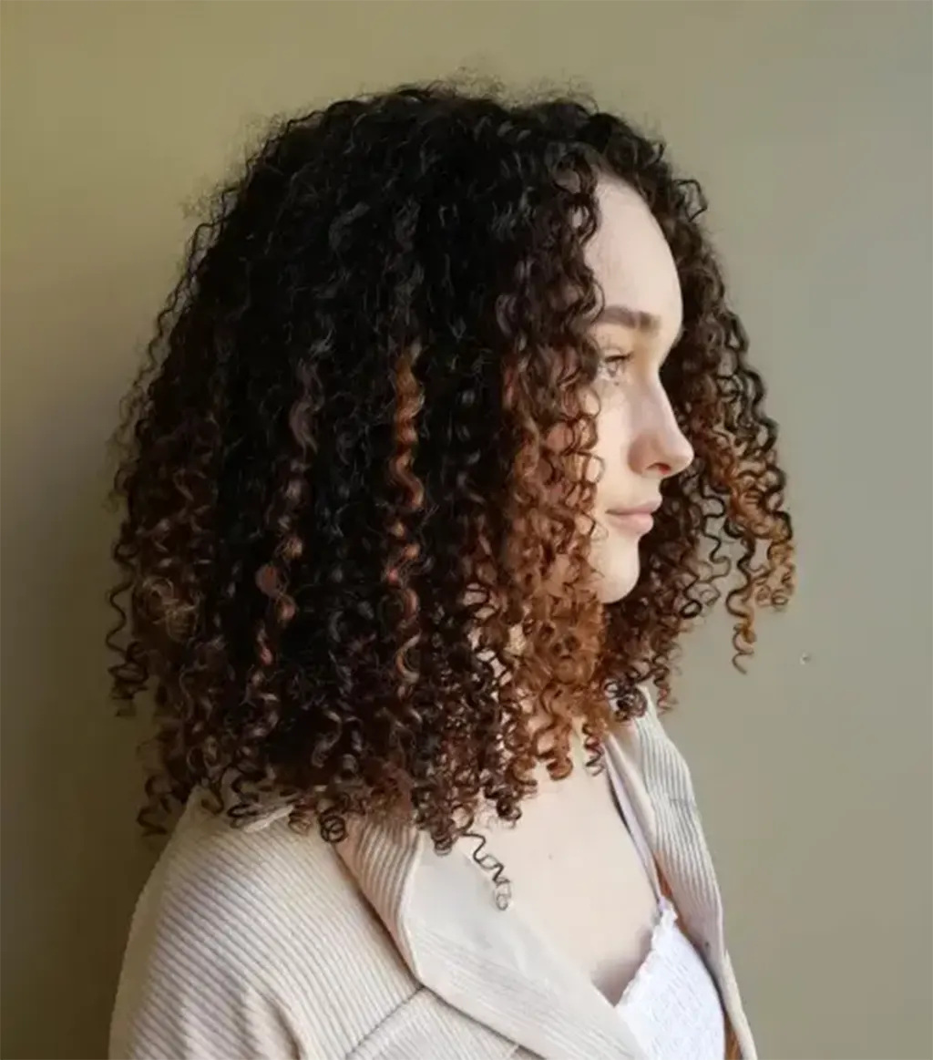 Inspirações para Cabelo Cacheado com Luzes