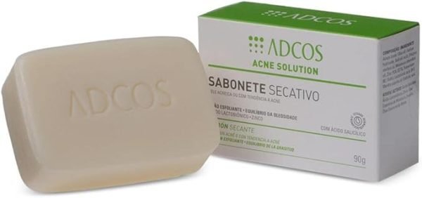 Acne Solutions Adcos Sabonete Secativo em Barra 90g Os 7 Melhores Sabonetes Para Acne