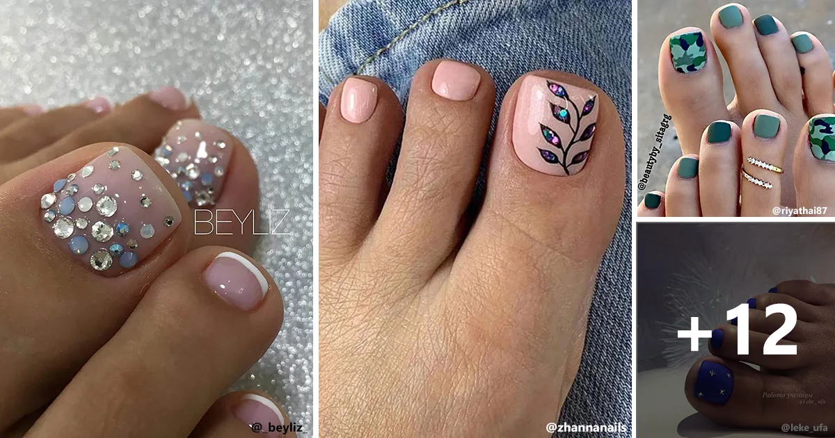 15 Ideias de Unhas Decoradas do Pé Para Usar em 2024