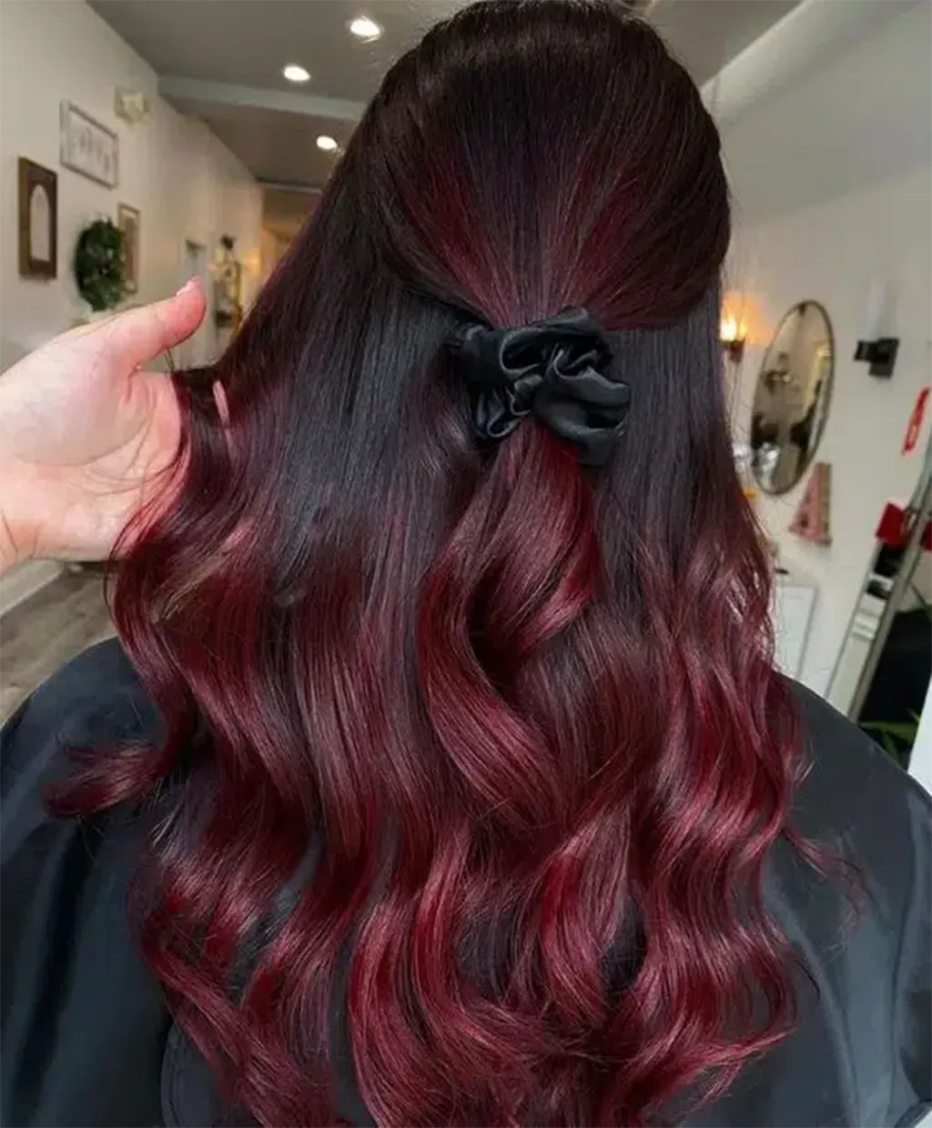 Ideia Impressionante de Cor de Cabelo Vinho Tinto