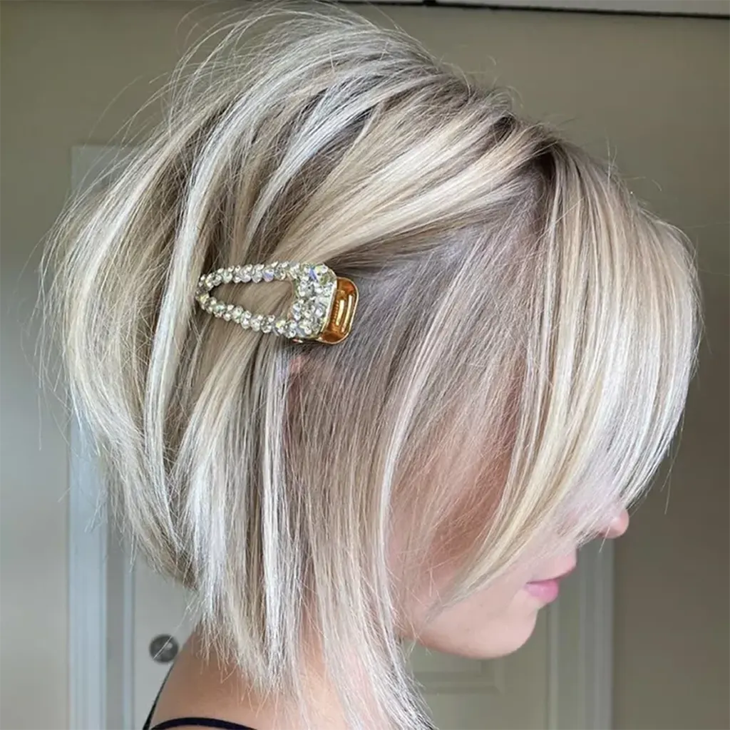 Bob Repicado Sutilmente Excelente Corte de Cabelo Curtinho Moderno