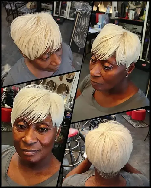 Estilo de Cabelo Curto Moderno para Mulheres +50 +60