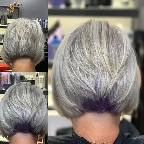 Estilo de Cabelo Curto Moderno para Mulheres +50 +60