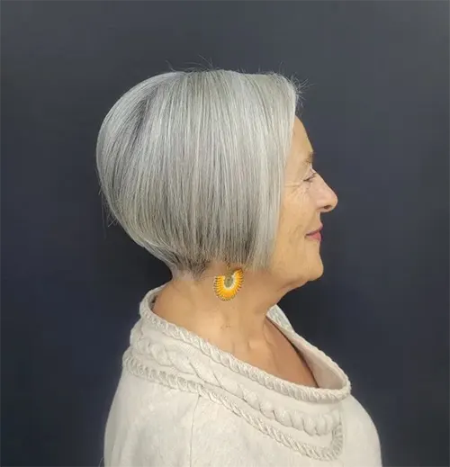 Estilo de Cabelo Curto Moderno para Mulheres +50 +60