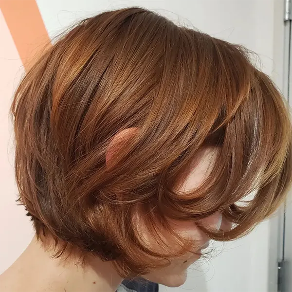 Sugestão de Estilo de Cabelo Curto Butterfly Cut