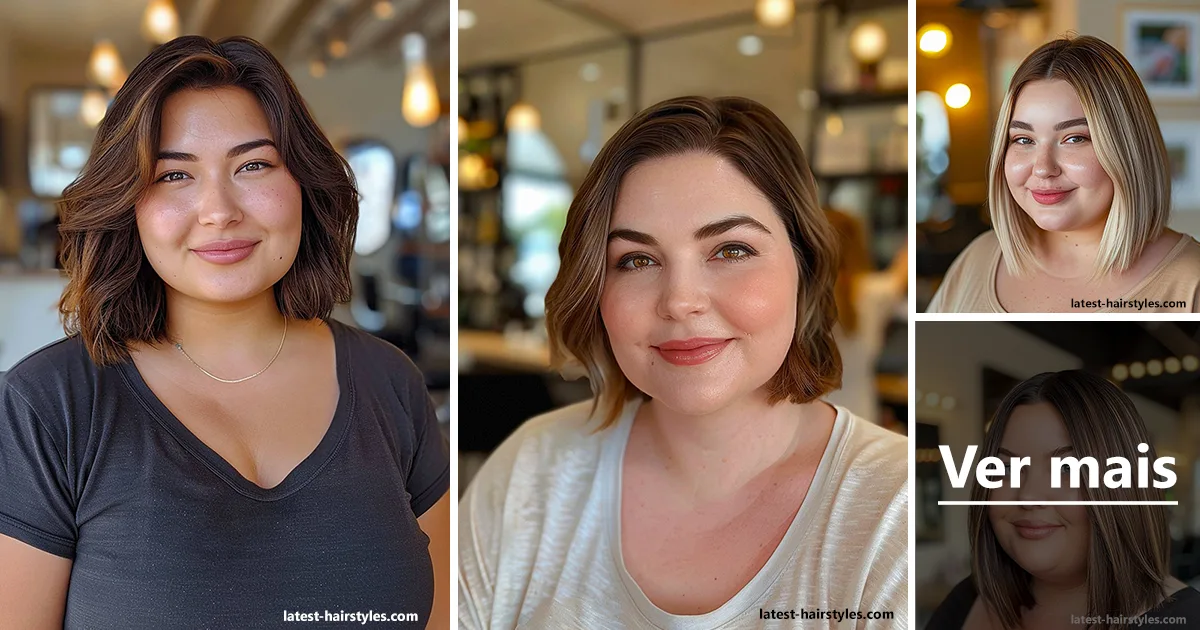 15 Melhores Cortes Chanel Para Rosto Redondo Feminino - Cabelo Curto