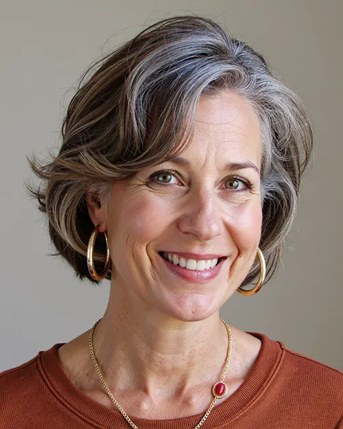 Sugestão de Cortes Bob Curto para Cabelos Ondulados.