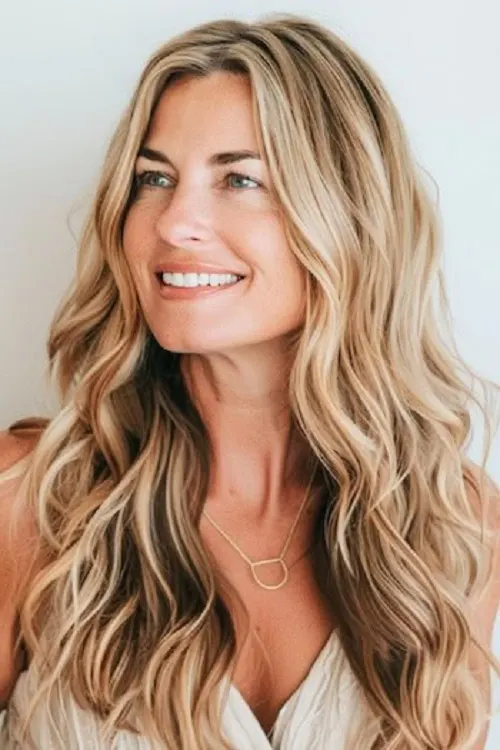 Opção de Estilo para Cabelo Ondulado Feminino 40+ Opção de Estilo para Cabelo Ondulado Feminino 40+
