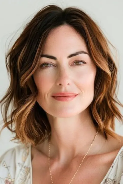 Opção de Estilo para Cabelo Ondulado Feminino 40+ Opção de Estilo para Cabelo Ondulado Feminino 40+