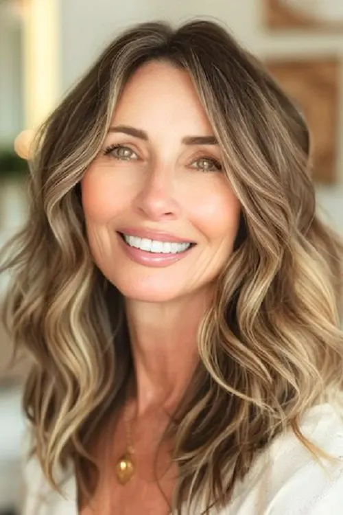Opção de Estilo para Cabelo Ondulado Feminino 40+ Opção de Estilo para Cabelo Ondulado Feminino 40+
