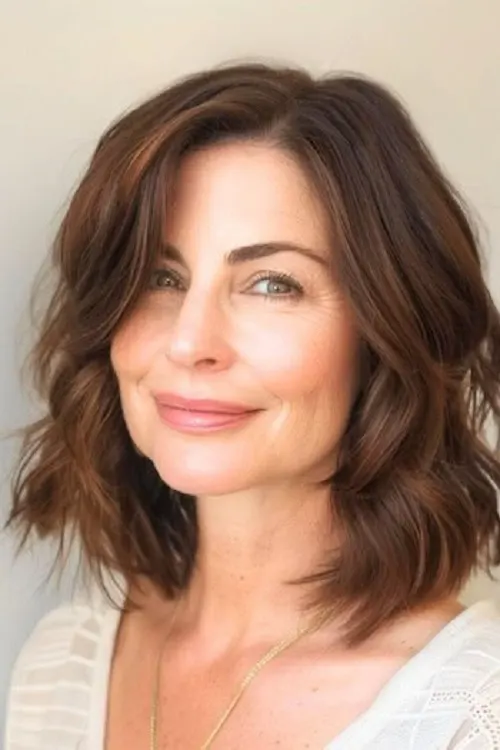 Opção de Estilo para Cabelo Ondulado Feminino 40+ Opção de Estilo para Cabelo Ondulado Feminino 40+