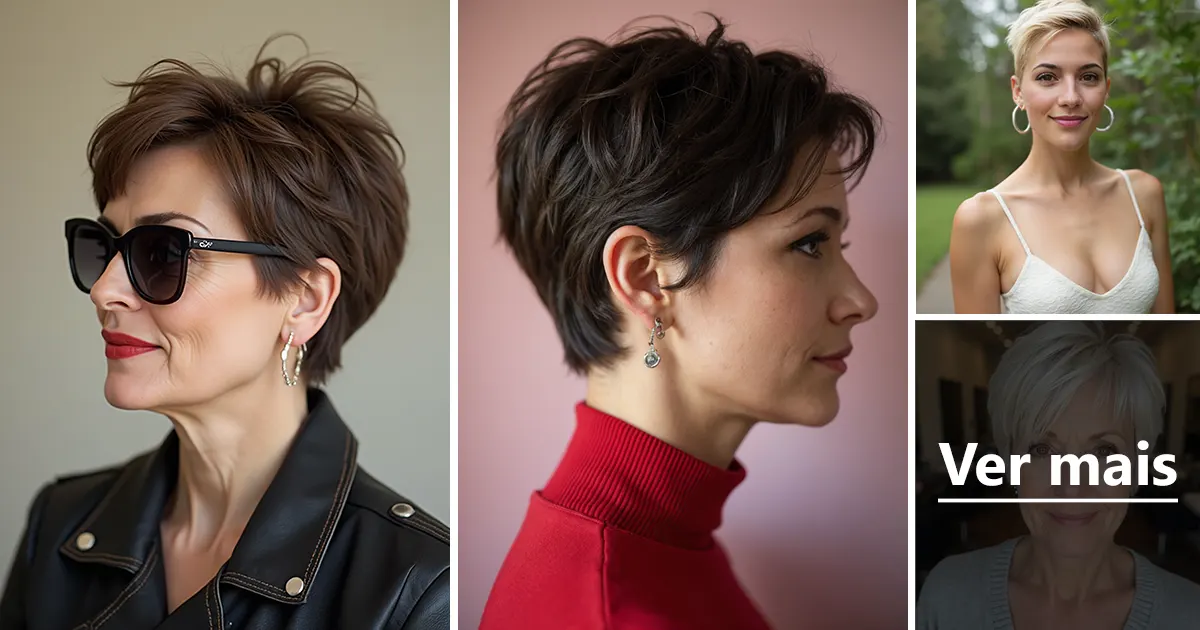 Veja 7 Cortes de Cabelo Curto Pixie Cut Tendência 2025 - Cabelo Curto
