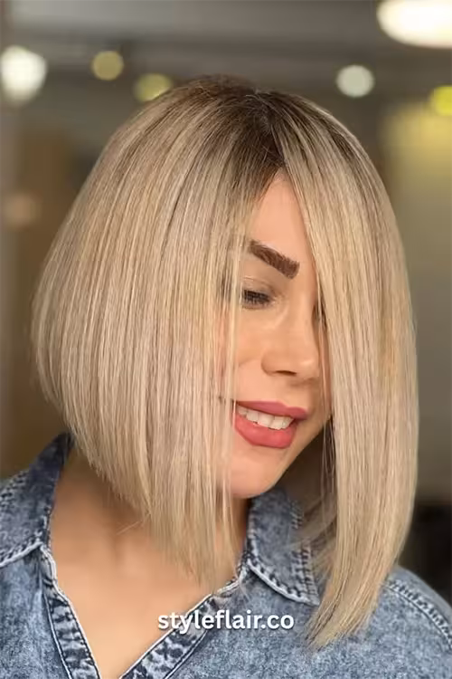 Corte de Cabelo Bob Que Aumentam Volume do Cabelo Fino