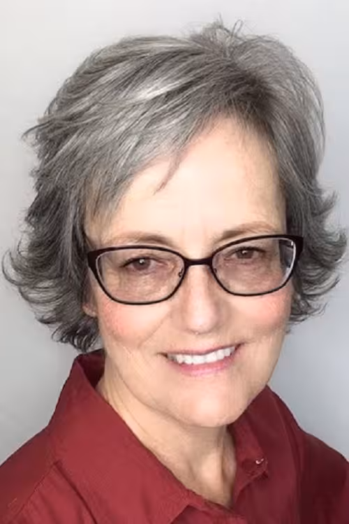 Moderno Corte de Cabelo Branco Para Mulheres 60+ 70+