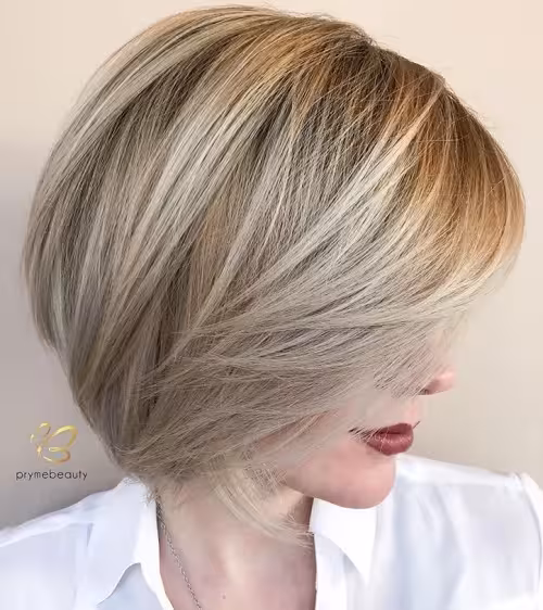 Deslubrante Corte de Cabelo na Altura do Pescoço